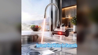 Мгновенный смеситель для горячей воды со светодиодной индикацией температуры для безрезервуарных электрических водонагревателей